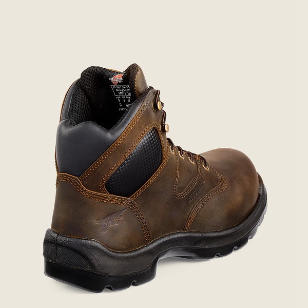 Red Wing Mens Flexbond - 6-inch Toe Metguard - Safety Boots Brown - 5061RZNWA